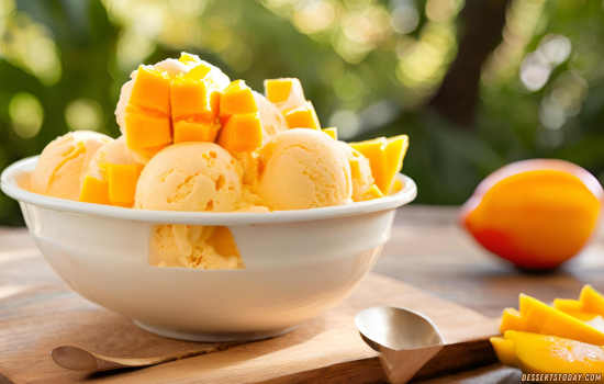 propitious mango ice cream