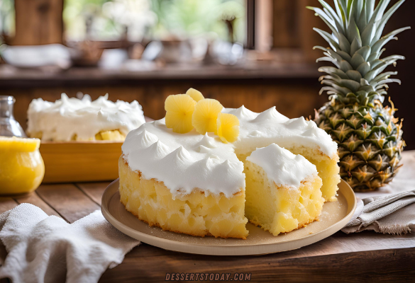 Pineapple Cloud Cake Starbucks